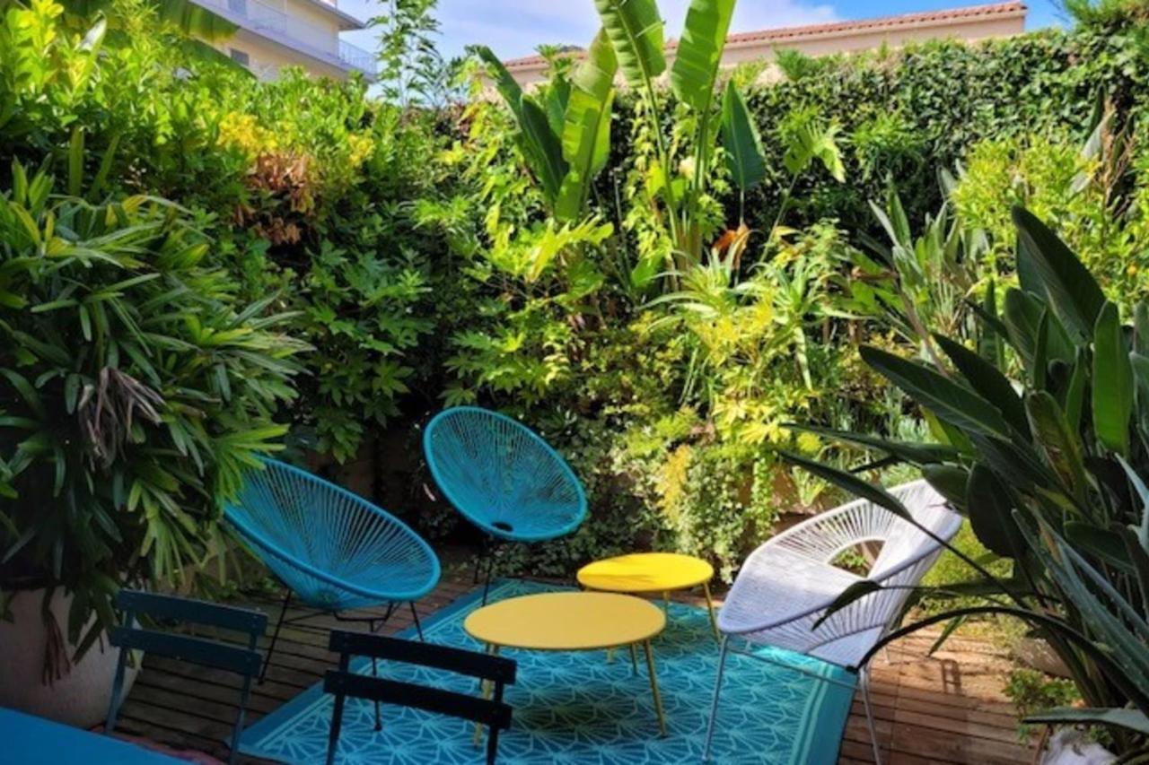 Nice Studio 30 M With Terrace And Pool Antibes Exteriér fotografie
